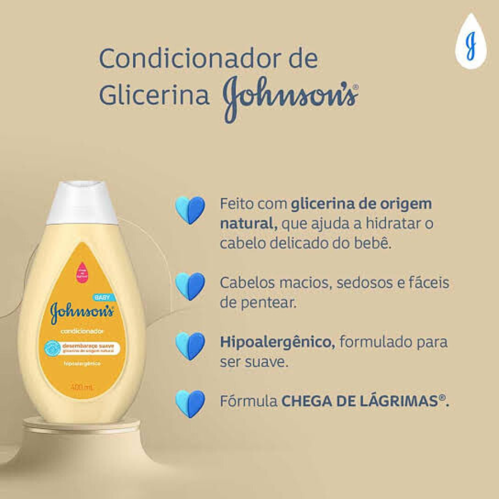 Condicionador Johnson's Baby 200ml Regular