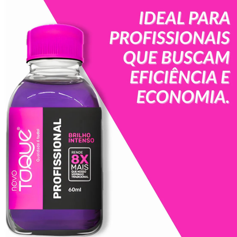 Refil Esmalte Novo Toque Profissional Brilho Intenso 60ml