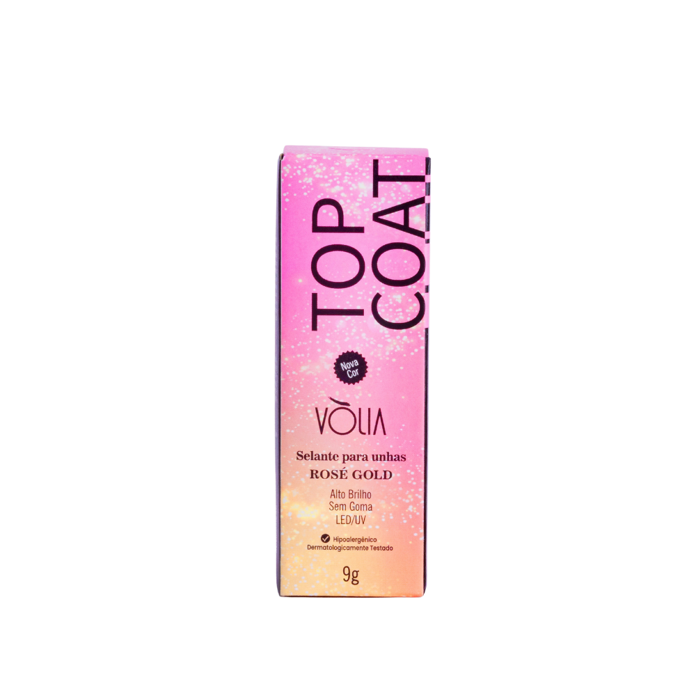 Top Coat Rosé Gold Vòlia 9g