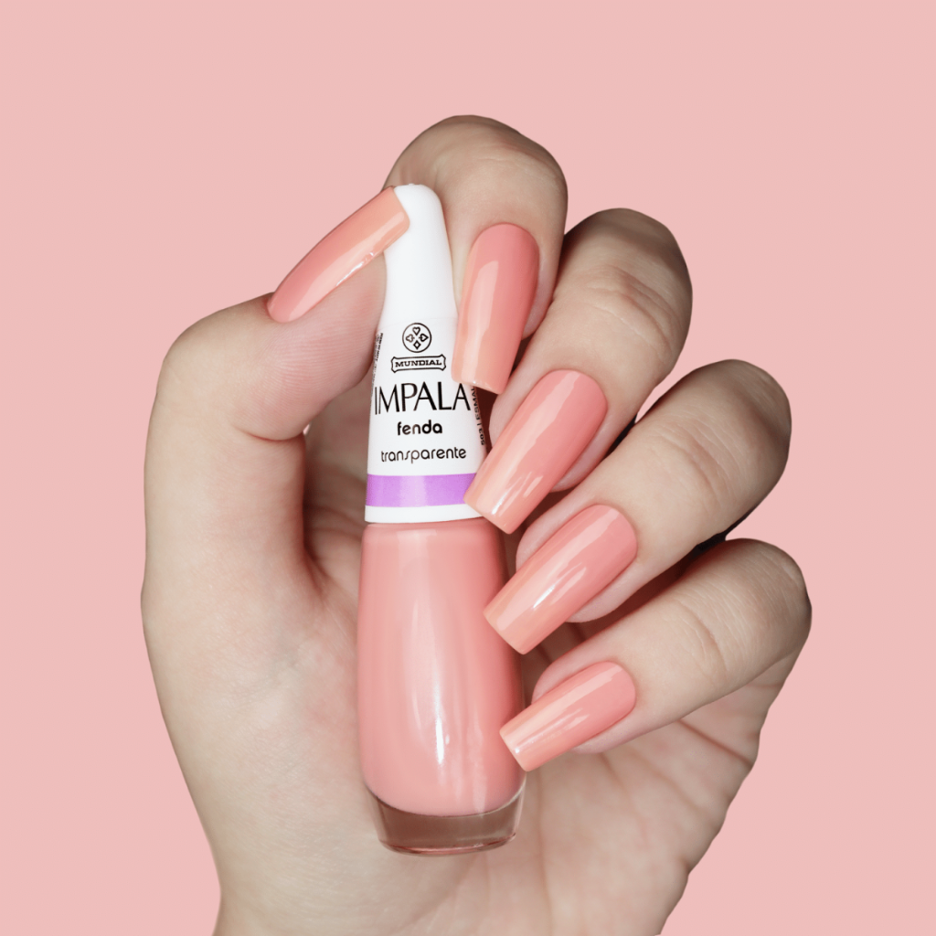 Esmalte Impala Transparente Fenda 7,5ml - Rosa - Noite De Gala