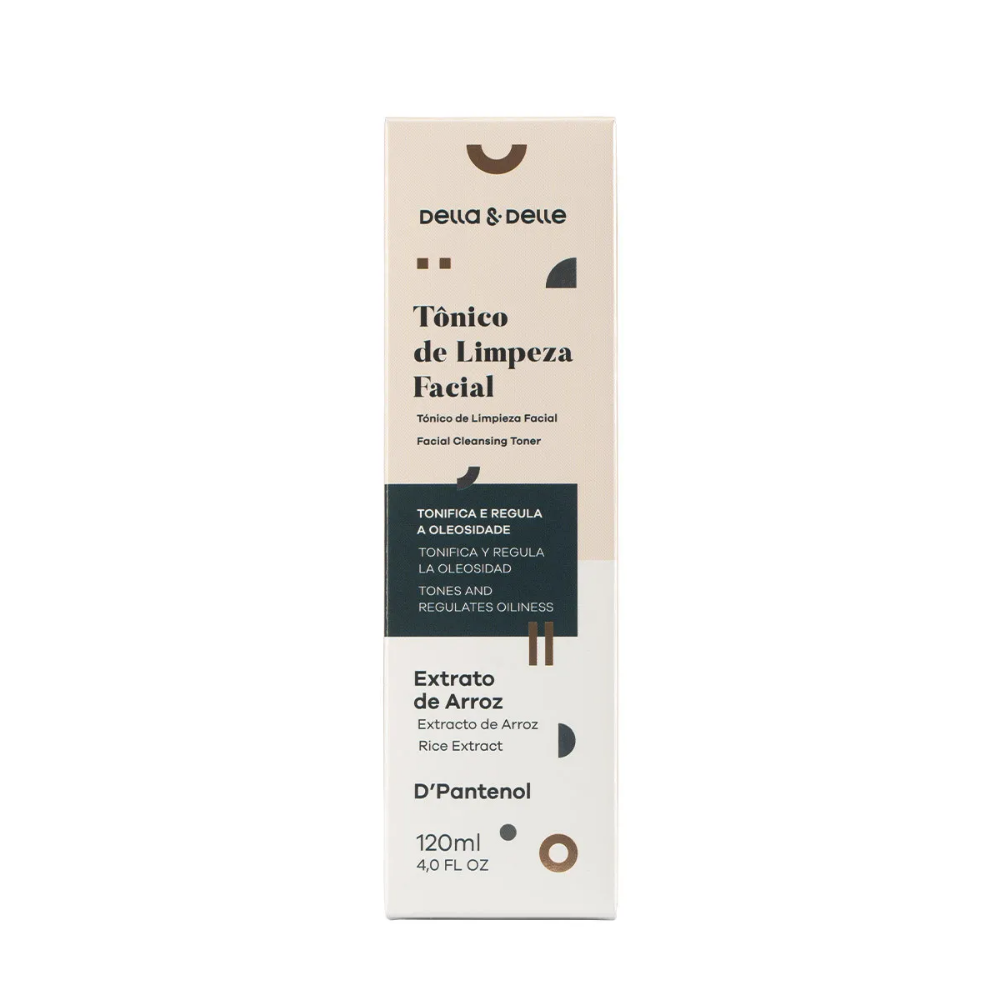 Tônico De Limpeza Facial Della E Delle 120ml