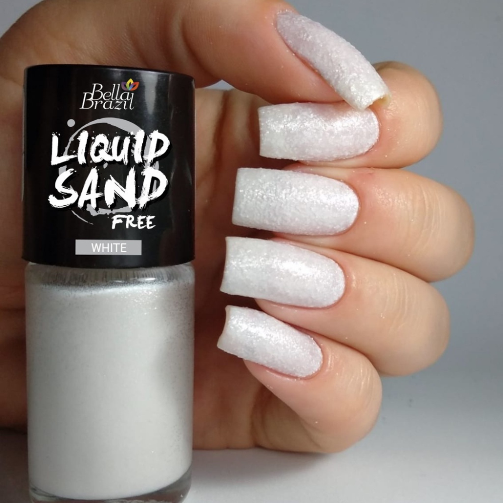 Esmalte Bella Brazil Liquid Sand 1312 White