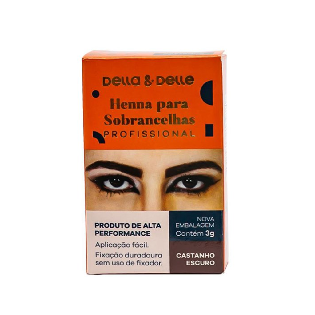 Henna Della E Delle 3g Castanho Claro - Castanho Claro