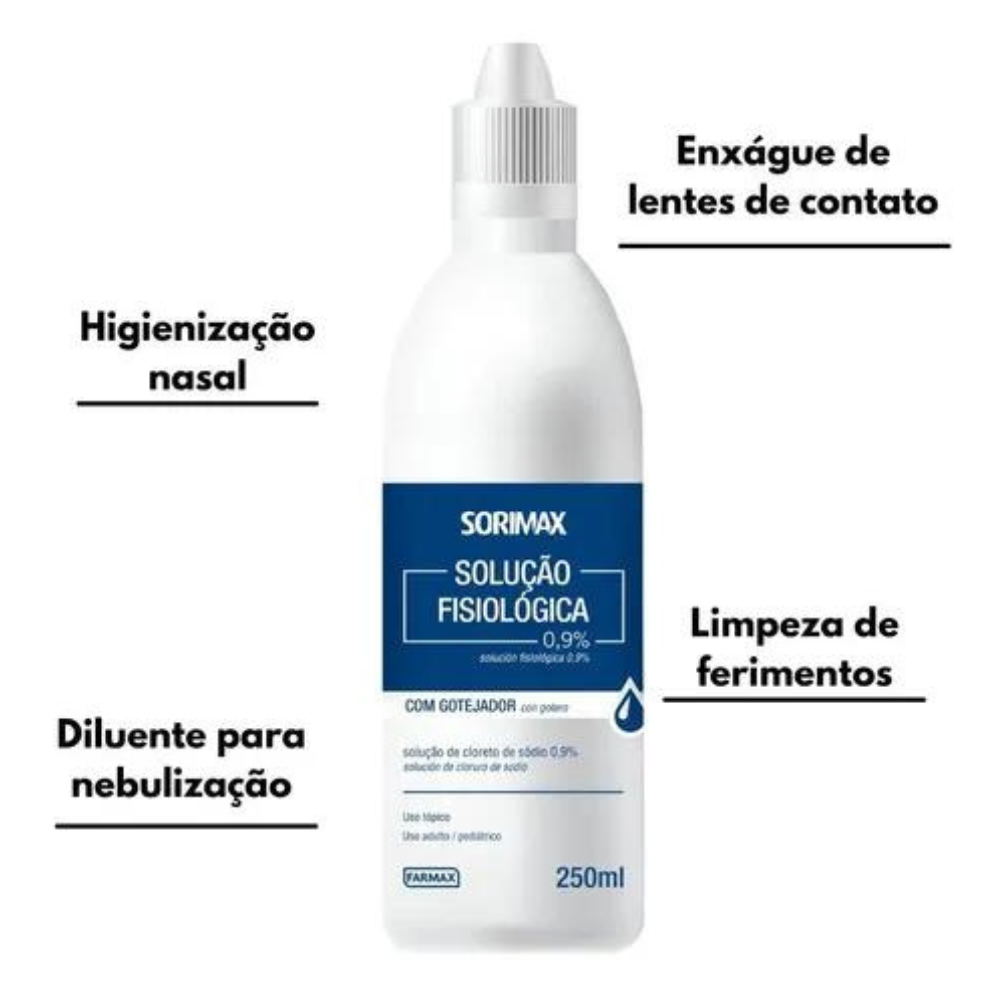 Soro Fisiológico Sorimax 250ml