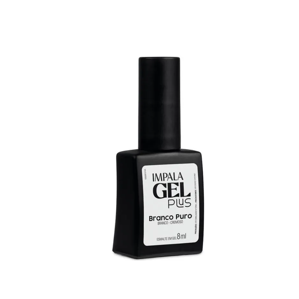 Esmalte Gel Impala Gel Plus Cremoso Branco Puro 8ml