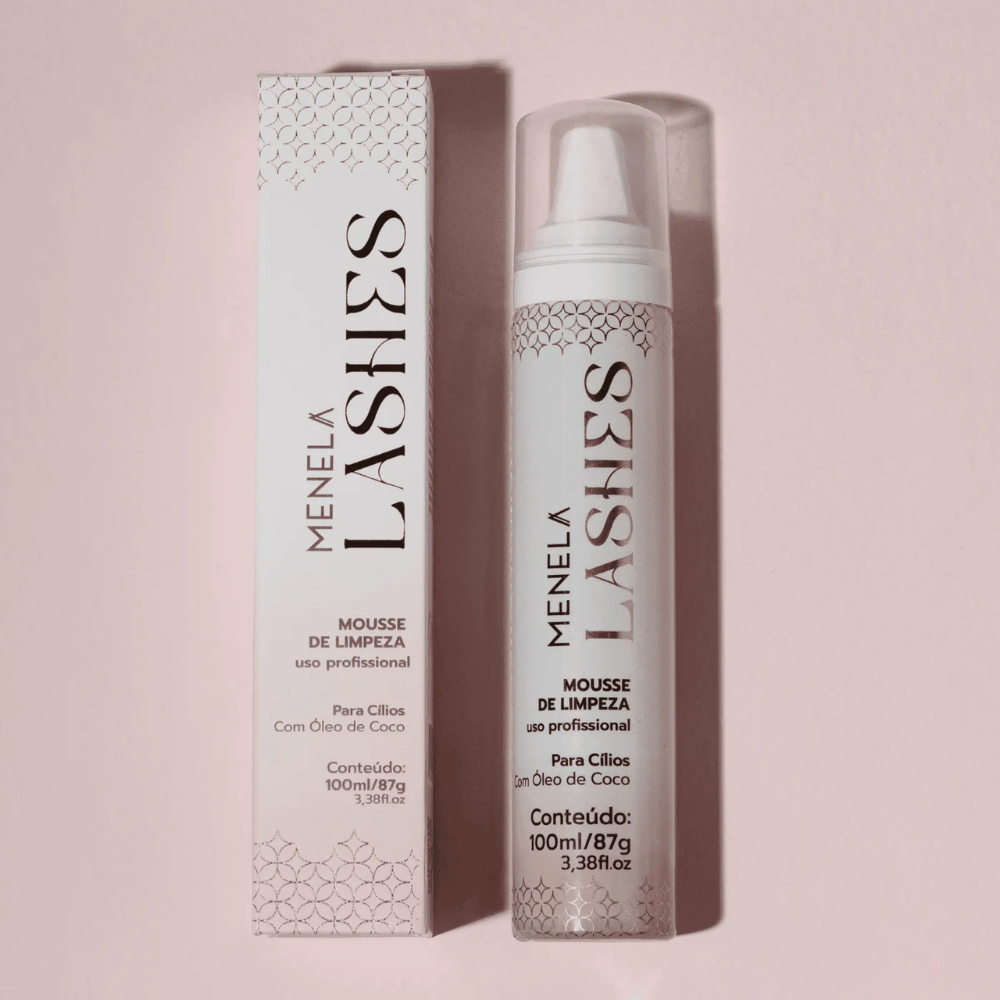 Mousse de Limpeza de Cílios Menela Lashes 100ml