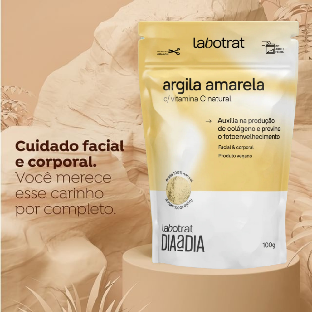 Argila Amarela Com Vitamina C Labotrat 100g