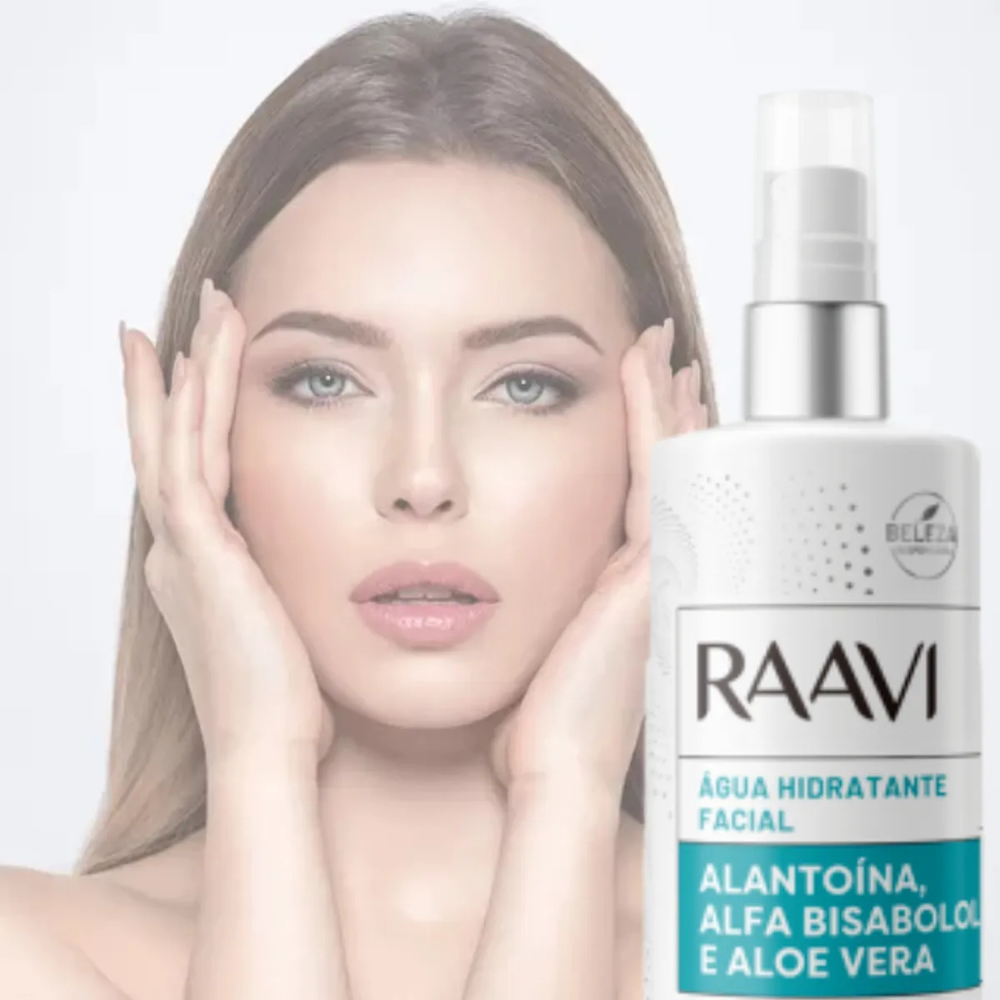 Água Hidratante Facial Raavi 120ml