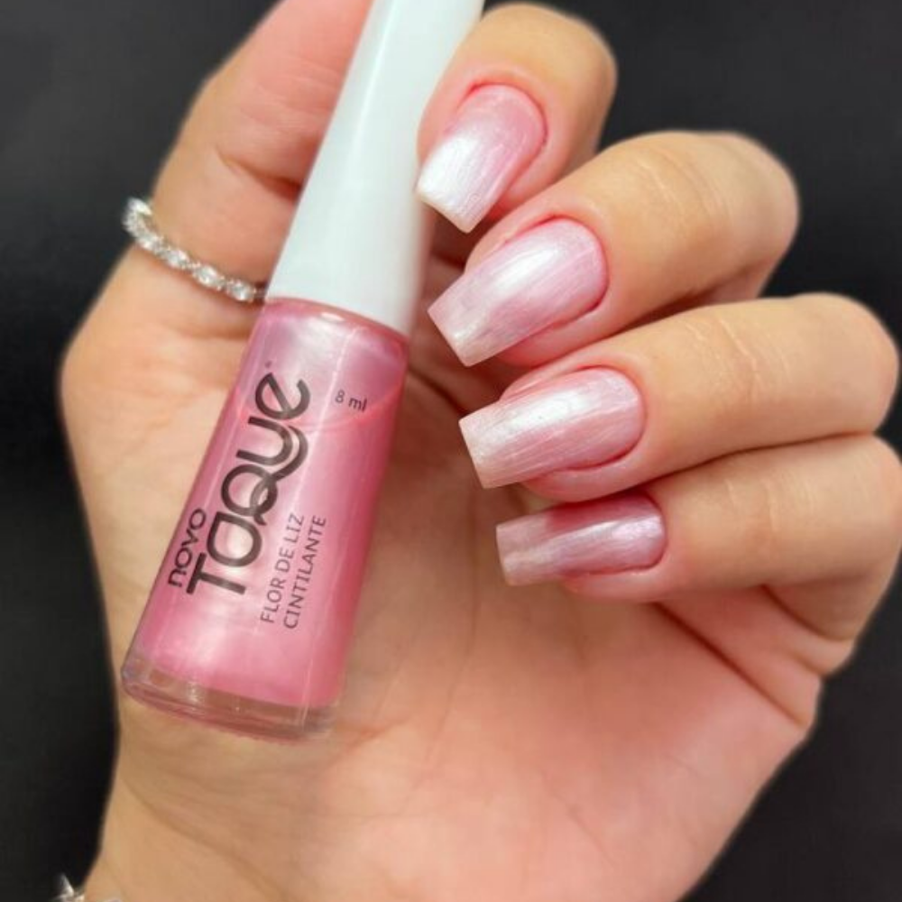 Esmalte Novo Toque Cintilante Flor de Liz 8ml
