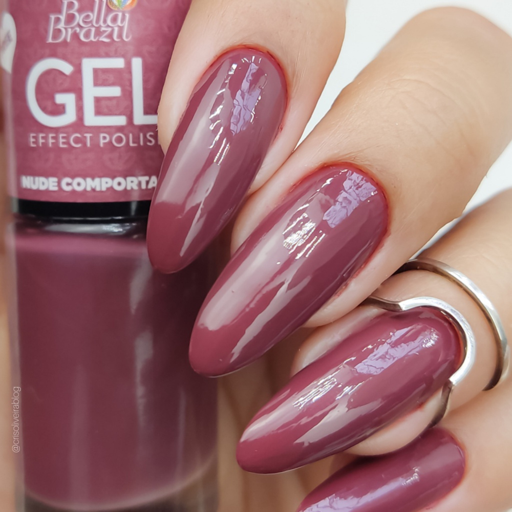 Esmalte Bella Brazil Efeito Gel Cremoso 854 Nude Comportado