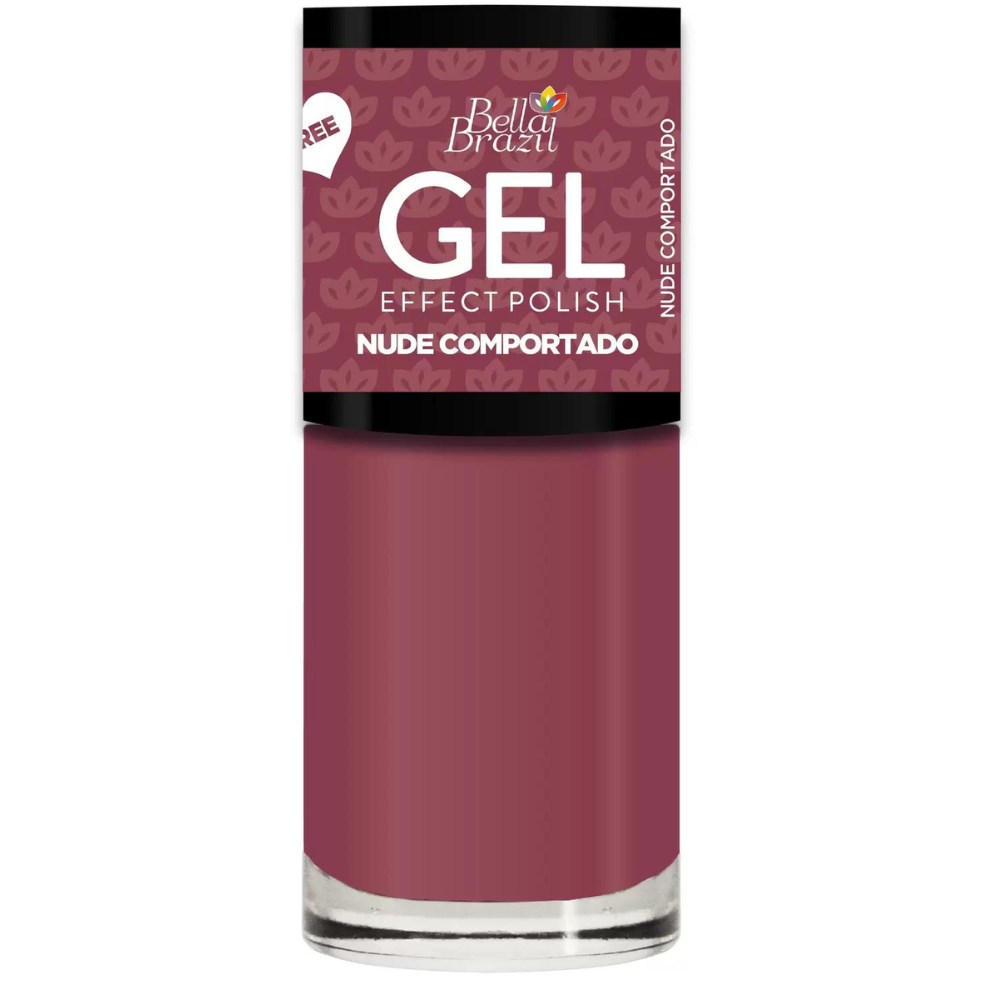 Esmalte Bella Brazil Efeito Gel Cremoso 854 Nude Comportado