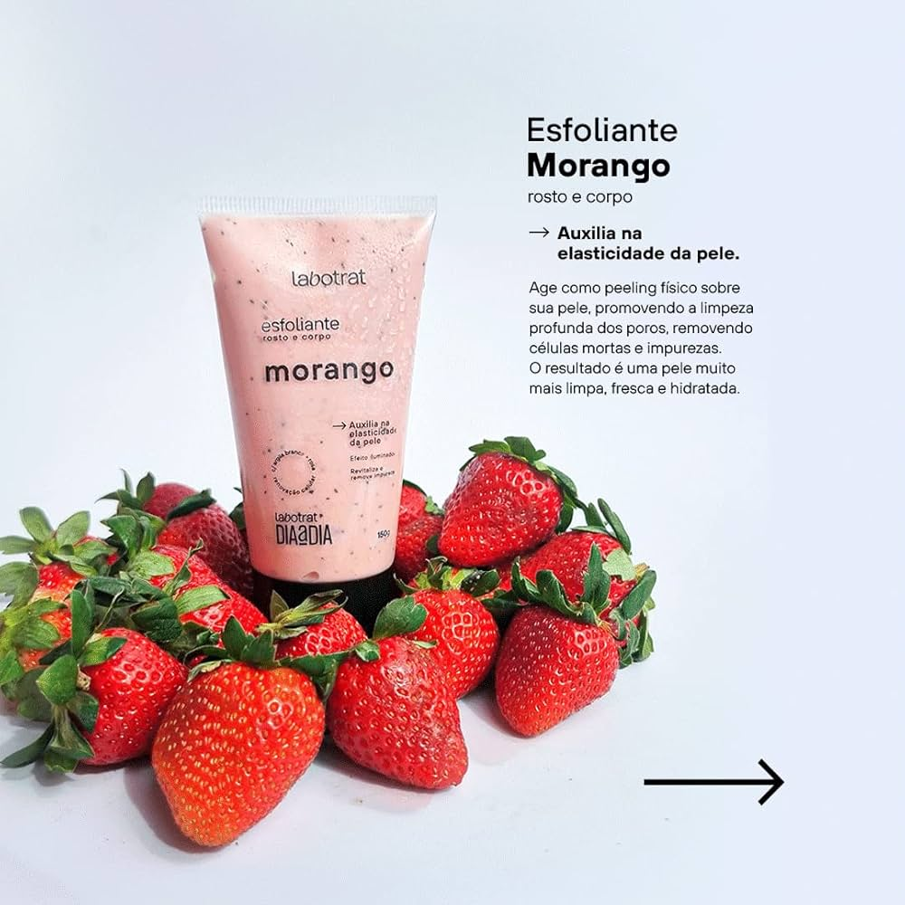 Creme Esfoliante Labotrat 150g Morango
