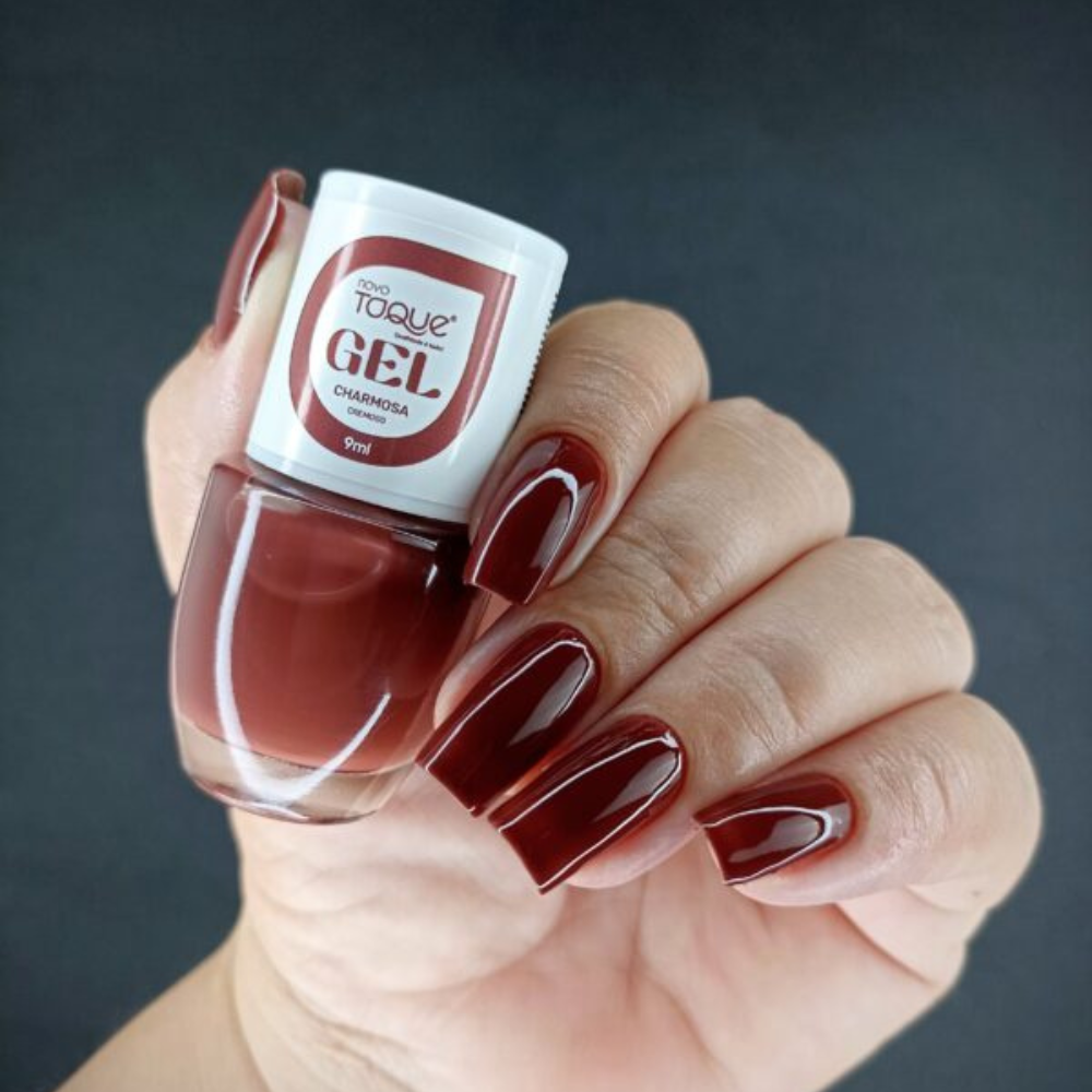 Esmalte Novo Toque Cremoso Efeito Gel Charmosa 9ml