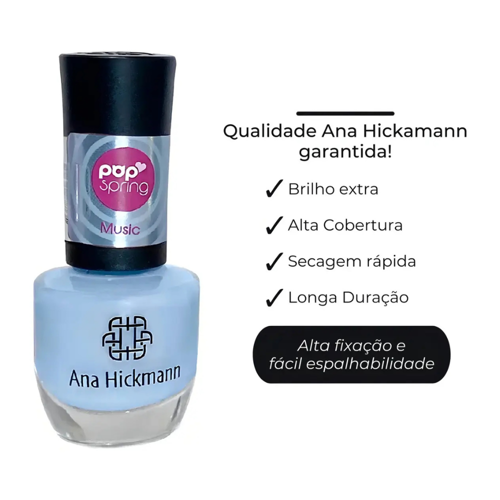 Esmalte Ana Hickmann Cremoso Pop Spring Music 9ml