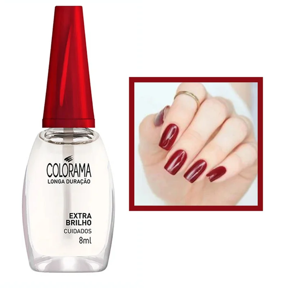 Esmalte Colorama Cuidados Extra Brilho 8ml