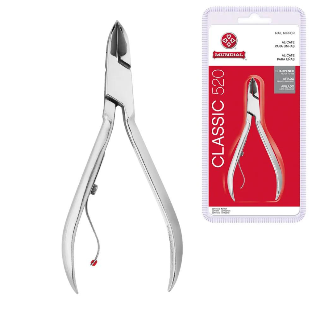 Alicate Para Unhas Classic 520 Em Inox Mundial