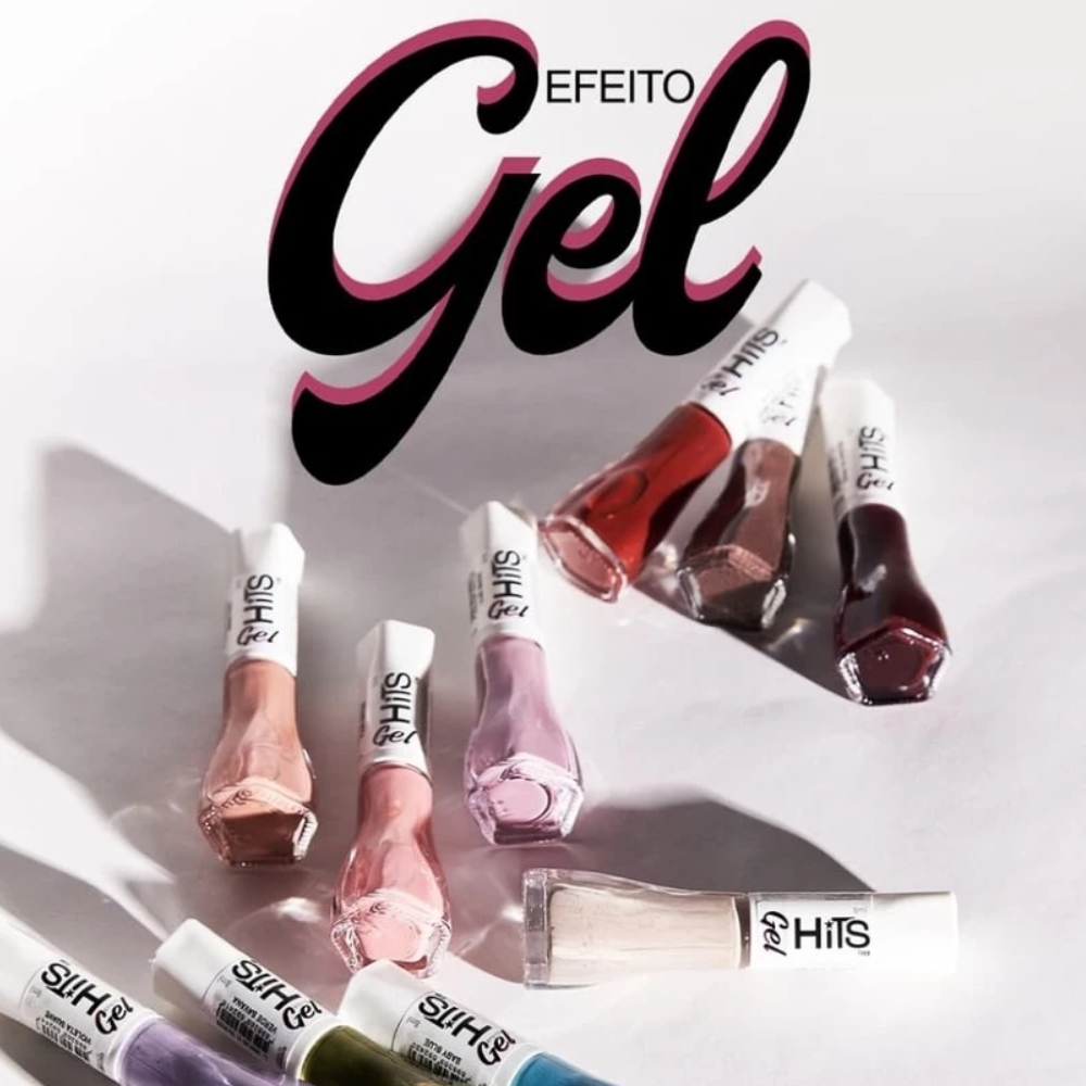 Esmalte Hits Cremoso Efeito Gel Lilás Mauve 8ml