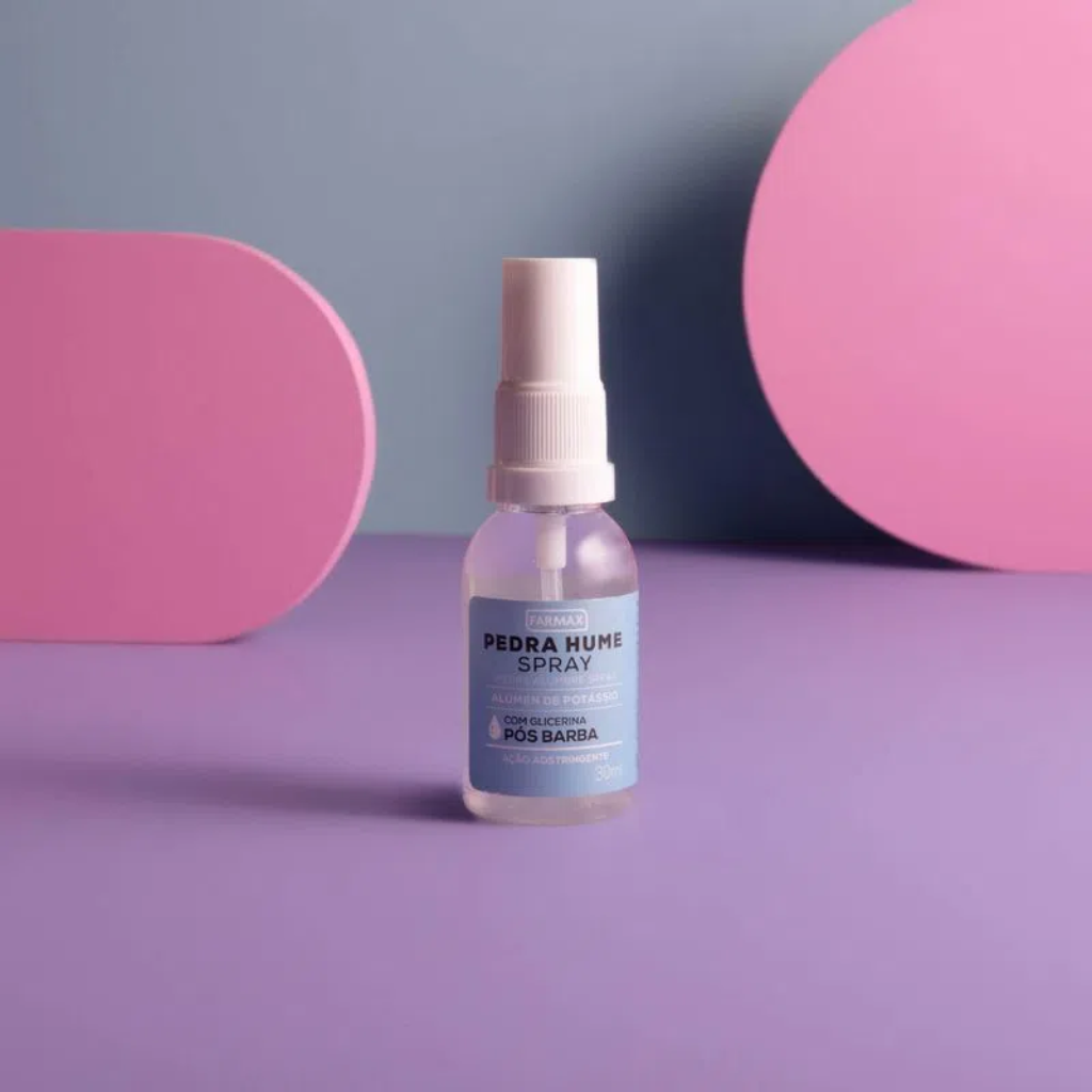 Adstringente Pedra Hume Em Spray Farmax 30ml