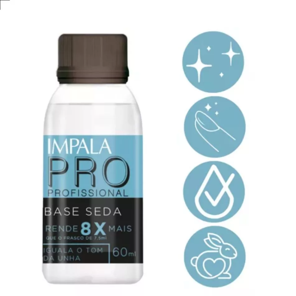 Esmalte Impala Tratamento Linha Profissional Base Seda 60ml