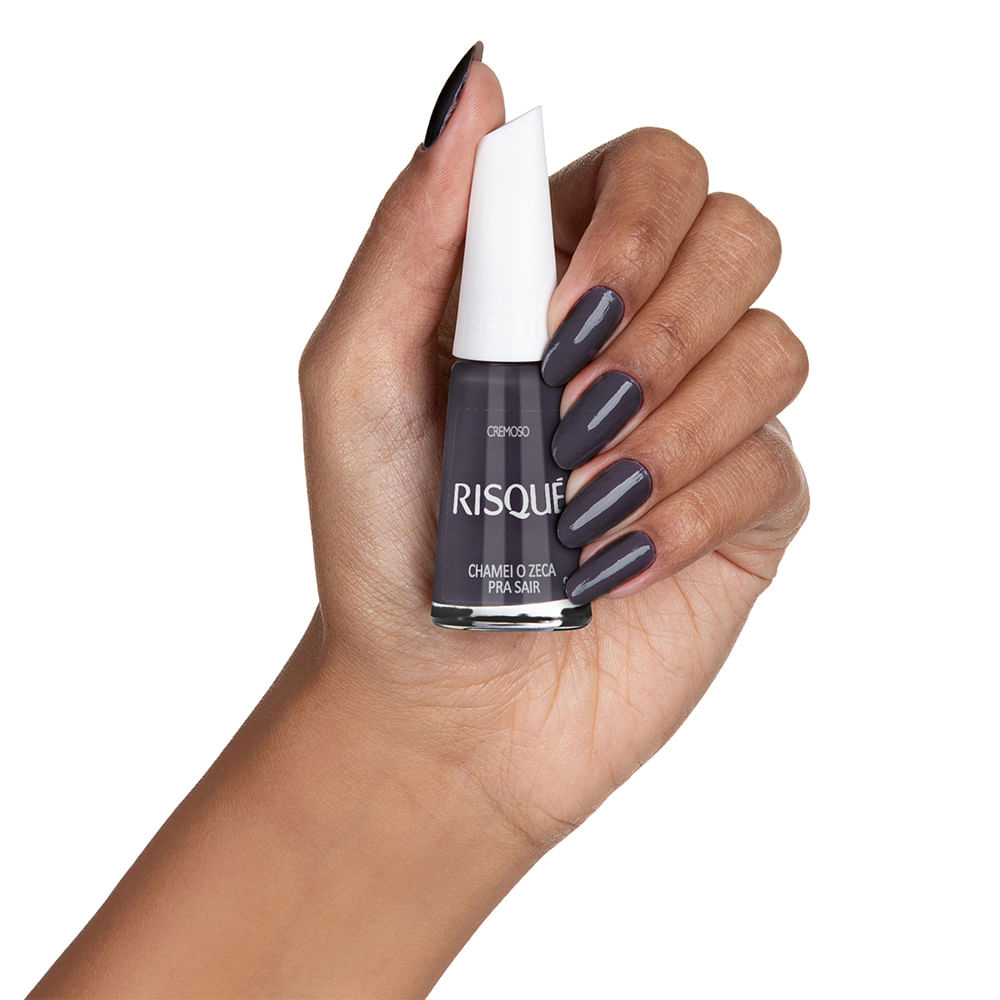 Esmalte Risqué Cremoso Chamei O Zeca Pra Sair 8ml - Roxo