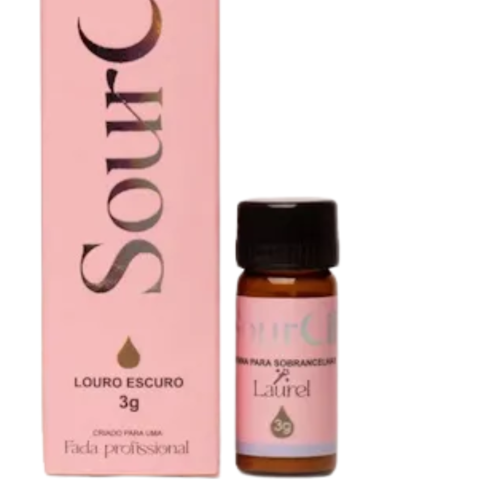 Kit Henna Sourcil Louro Escuro 3g E Fixador 10ml