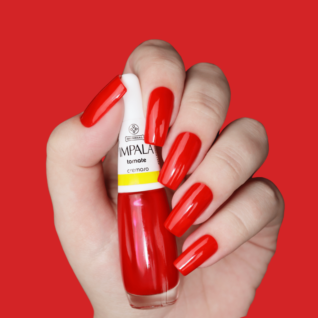 Esmalte Impala Cremoso Tomate 7,5ml - Vermelho