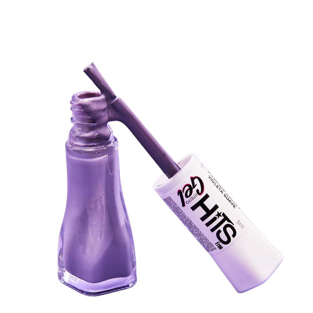 Esmalte Hits Cremoso Efeito Gel Violeta Suave 8ml