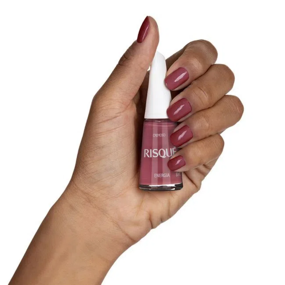Esmalte Risqué Cremoso Energia 8ml - Rosa
