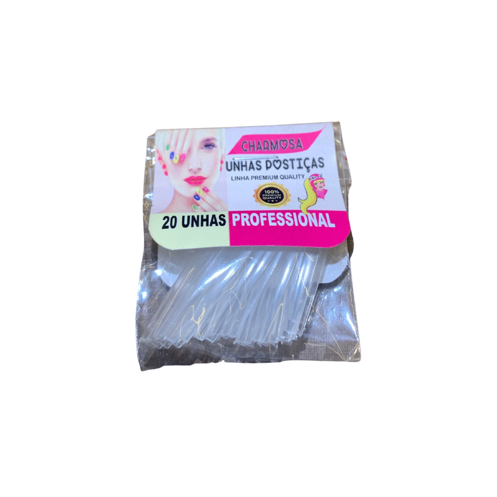 Unhas Postiças Premium Professional 20 Unidades Charmosa