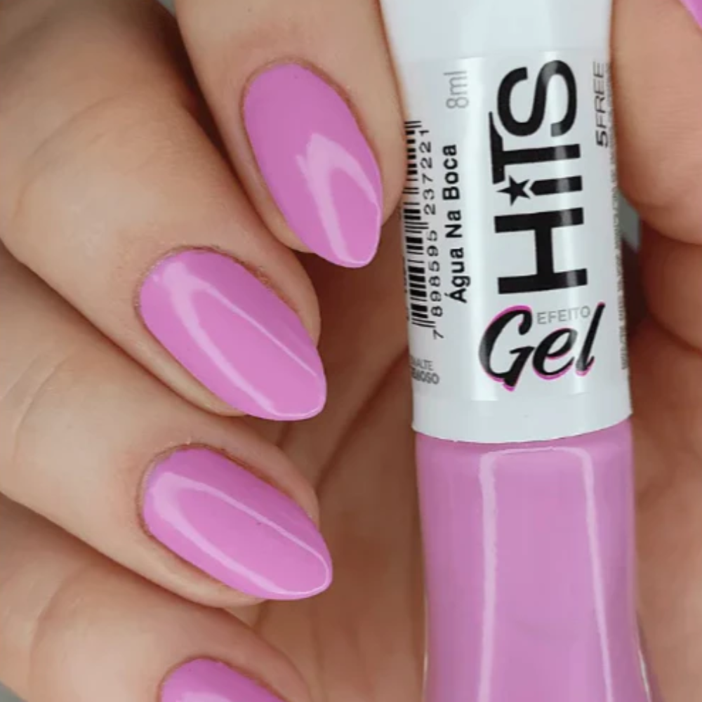 Esmalte Hits Cremoso Efeito Gel Água Na Boca 8ml