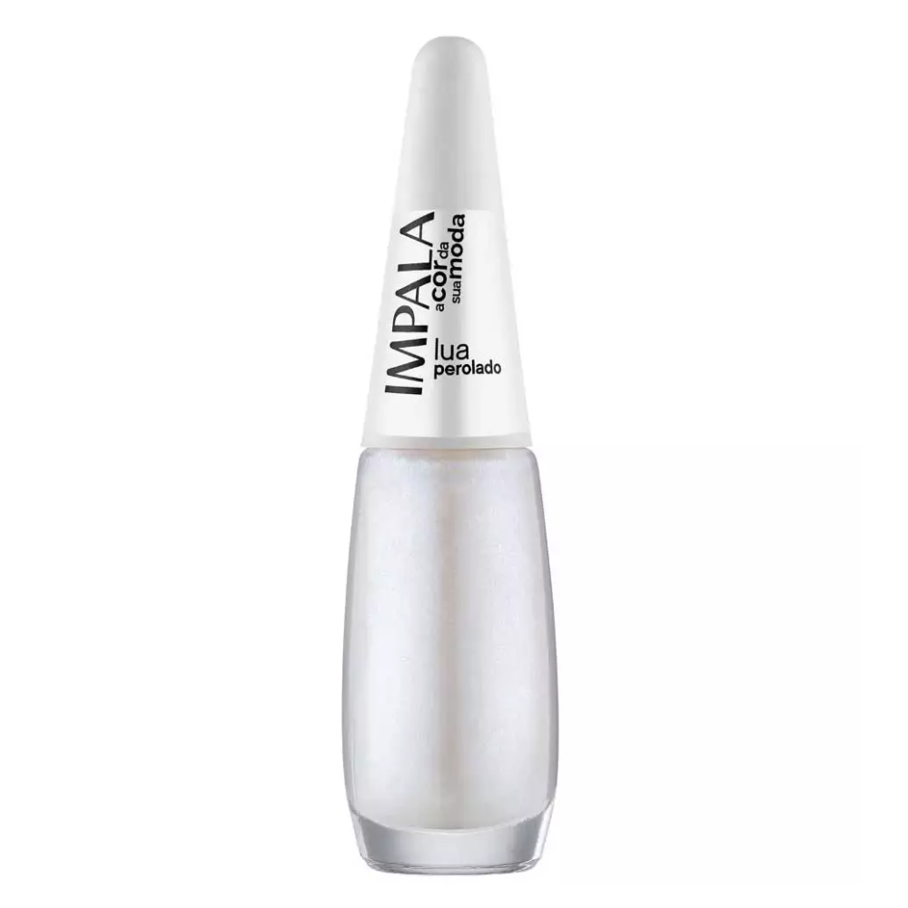 Esmalte Impala Perolado Lua 7,5ml - Branco