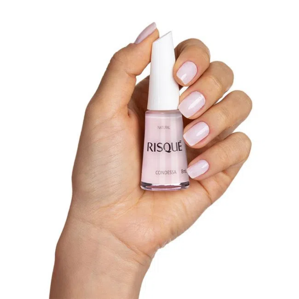 Esmalte Risqué Natural Condessa 8ml - Rosa