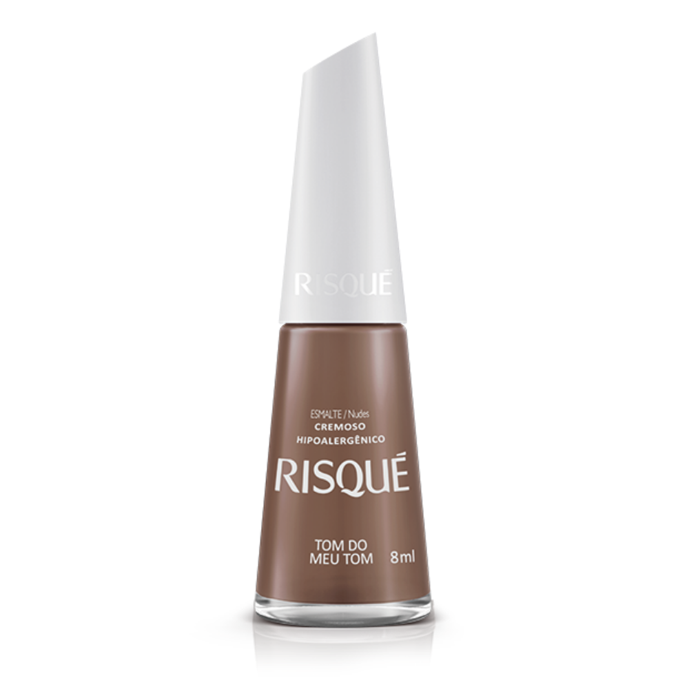 Esmalte Risqué Cremoso Tom Do Meu Tom 8ml - Marrom