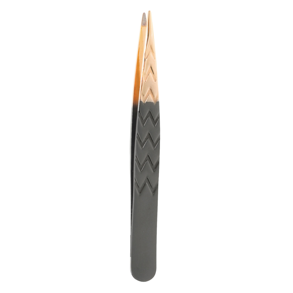 Pinça Black Silver E Gold Ponta Fina Belliz