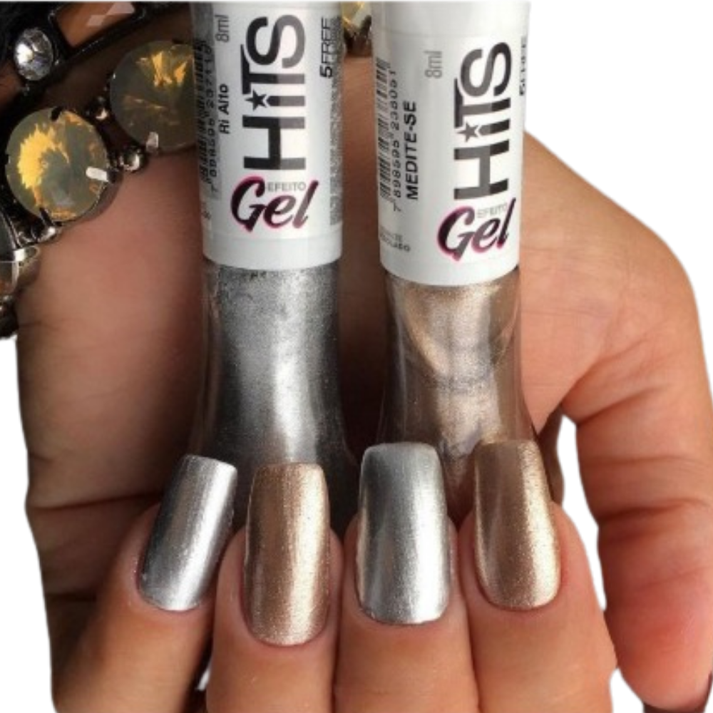 Esmalte Hits Perolado Efeito Gel Ri Alto 8ml