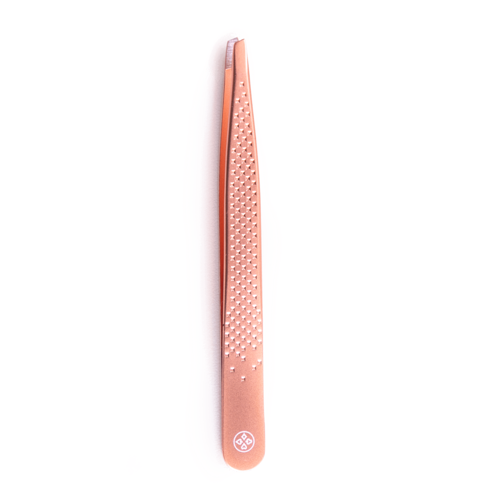 Pinça Ponta Diagonal Rose Gold Mundial