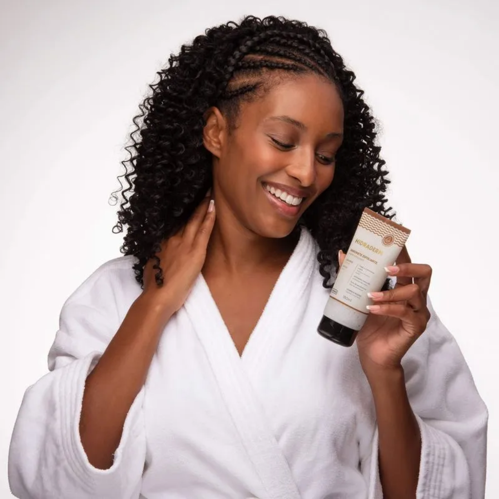 Sabonete Líquido Esfoliante Hidraderm Coco 180ml Farmax