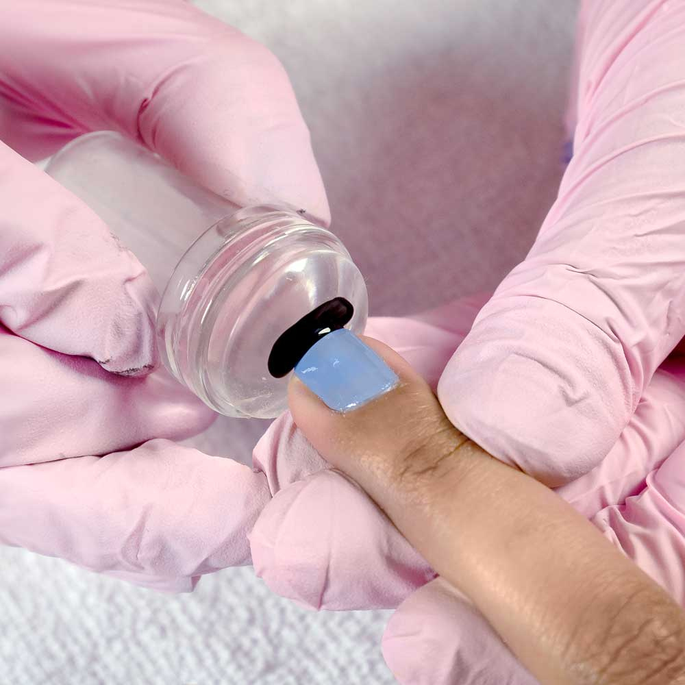 Carimbo Com Ponta De Silicone Para Unhas