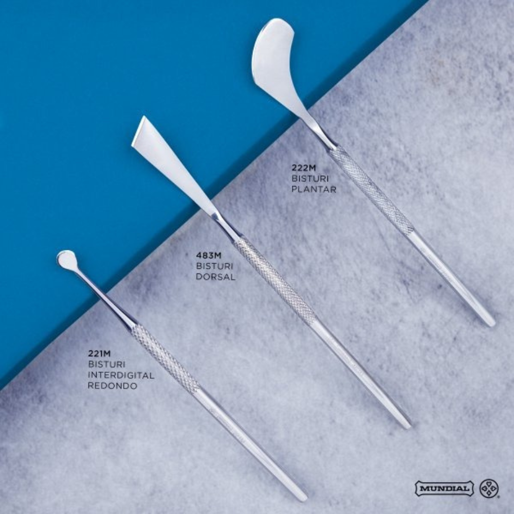 Bisturi Interdigital Redondo 221M Professional Inox Mundial