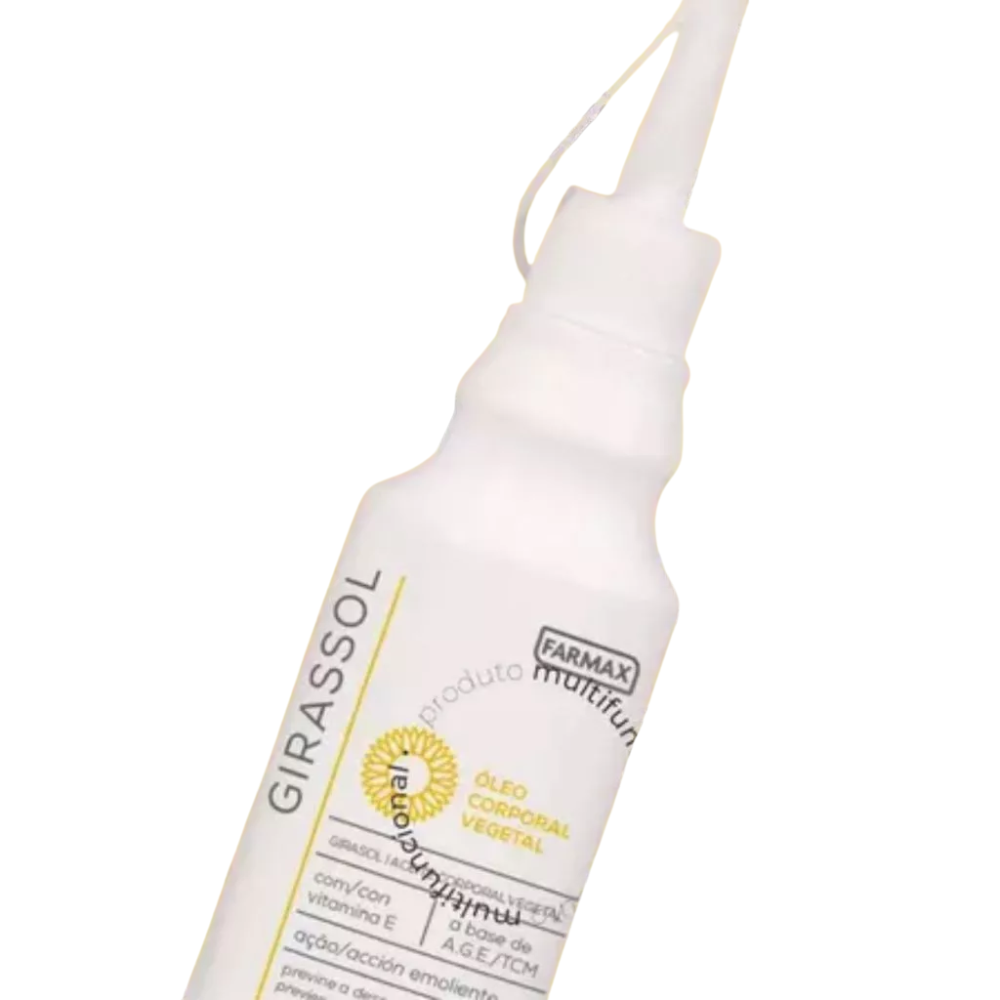 Óleo Corporal De Girassol Com Almotolia Farmax 100ml