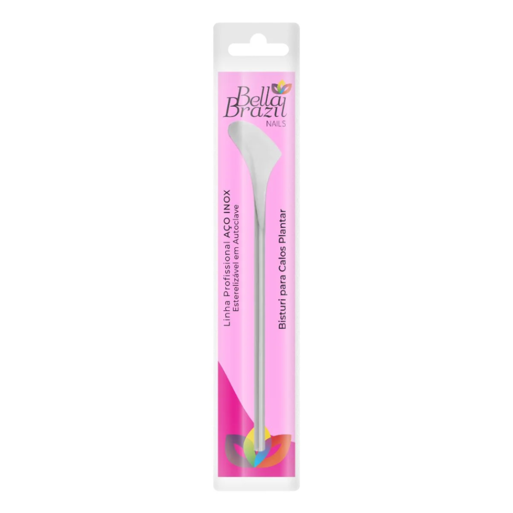 Bisturi Para Calos Plantar Inox Bella Brazil Ref. 423