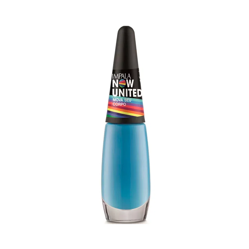 Esmalte Impala Cremoso Mova Seu Corpo 7,5ml - Azul - Now United