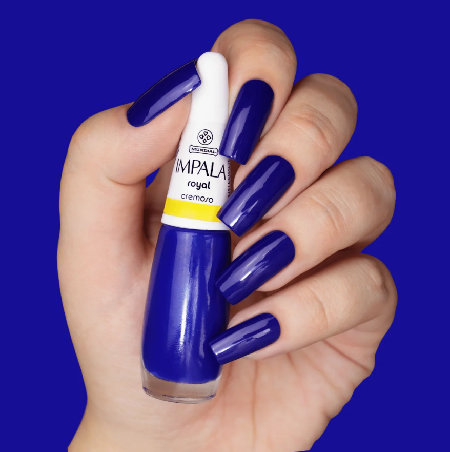 Esmalte Impala Cremoso Royal 7,5ml - Azul