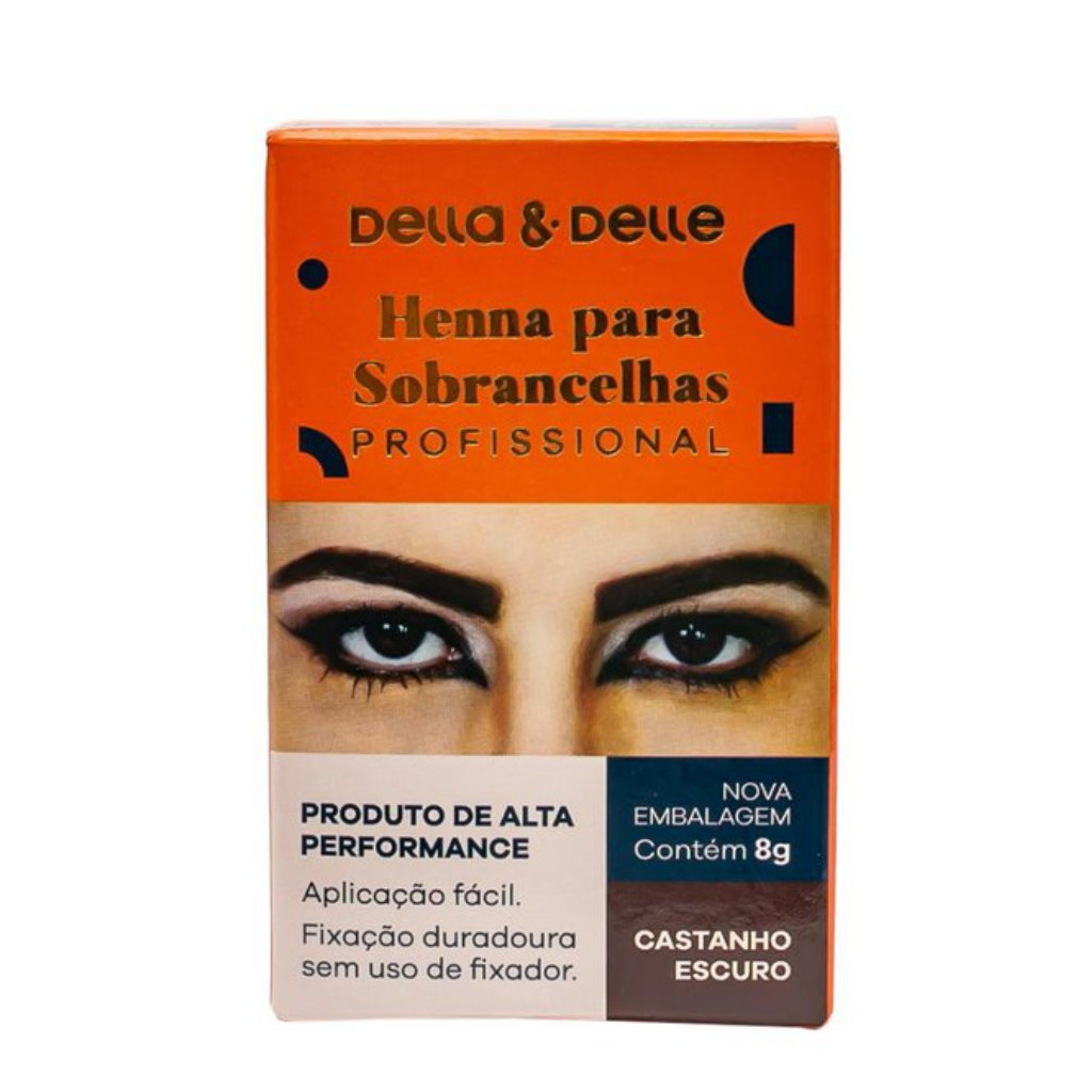 Henna Della E Delle 8g Castanho Escuro - Castanho Escuro