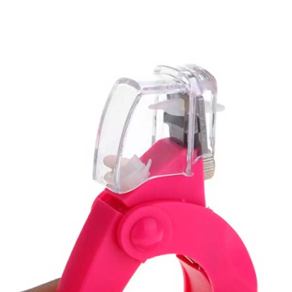 Alicate Cortador De Tips Corte Triplo - Rosa