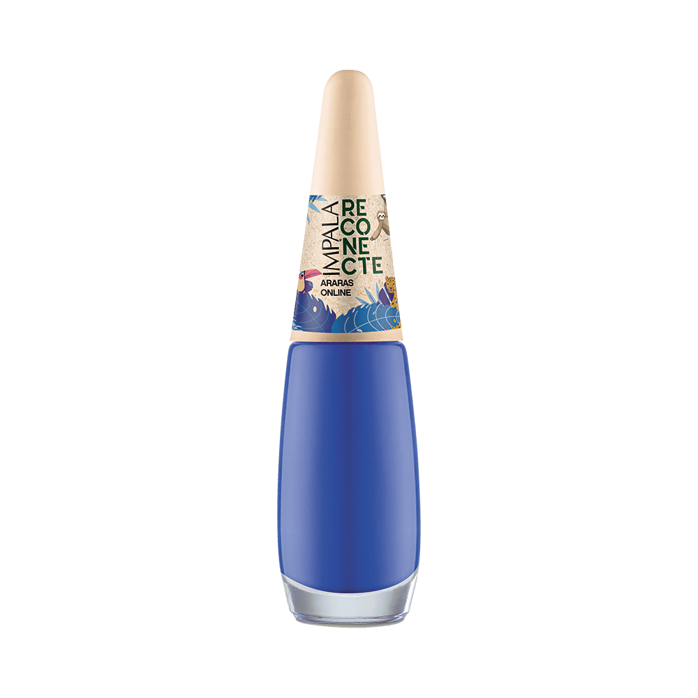 Esmalte Impala Cremoso Araras Online 7,5ml - Azul - Reconecte