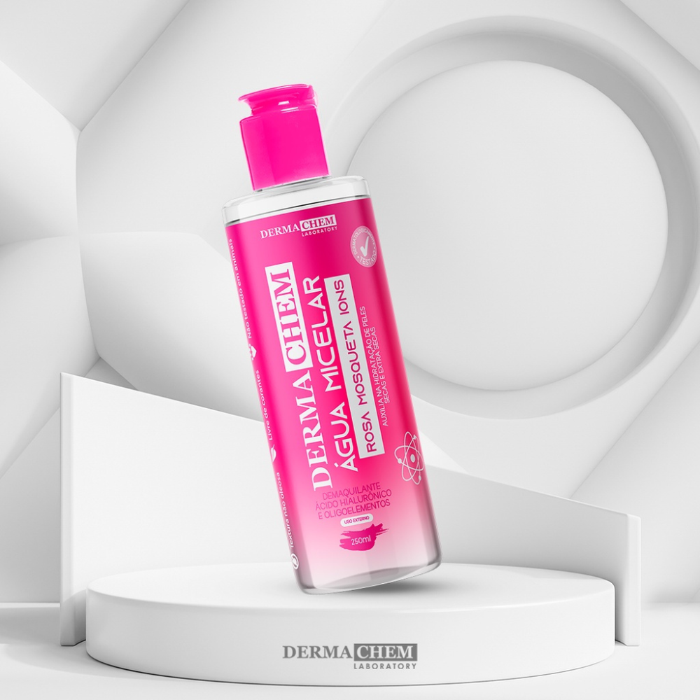 Água Micelar Dermachem 250ml Rosa Mosqueta