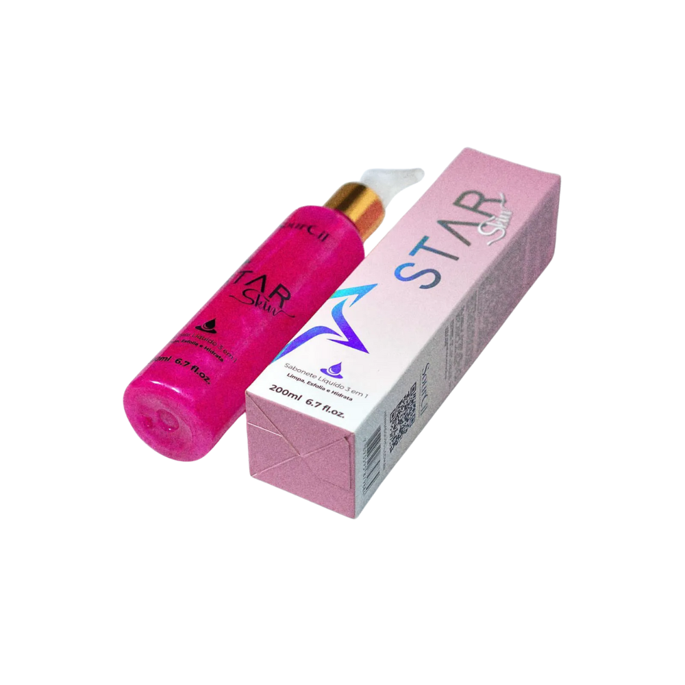 Sabonete Esfoliante Facial 3 em 1 Star Skin Sourcil 200ml