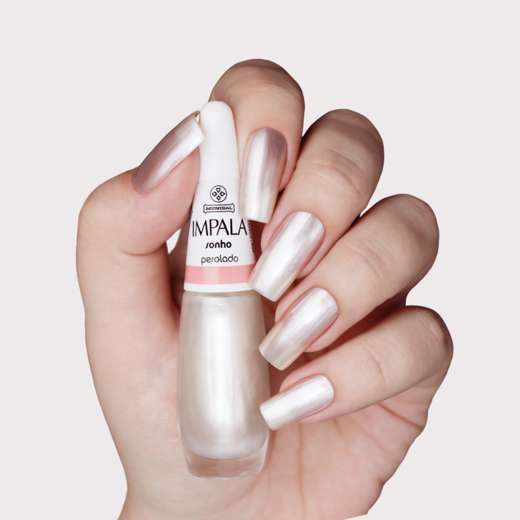 Esmalte Impala Perolado Sonho 7,5ml - Branco