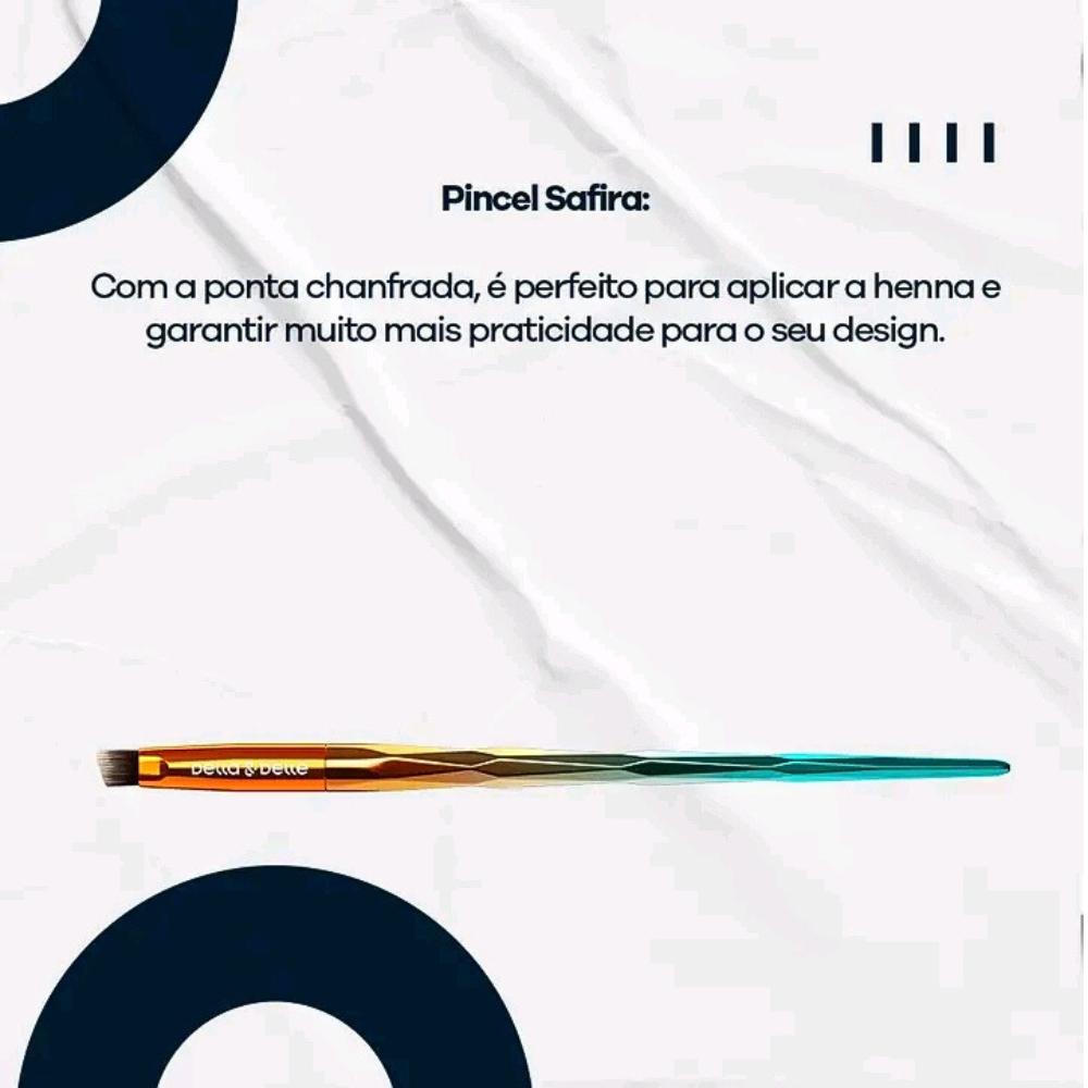 Pincel Aplicador Safira Della E Delle